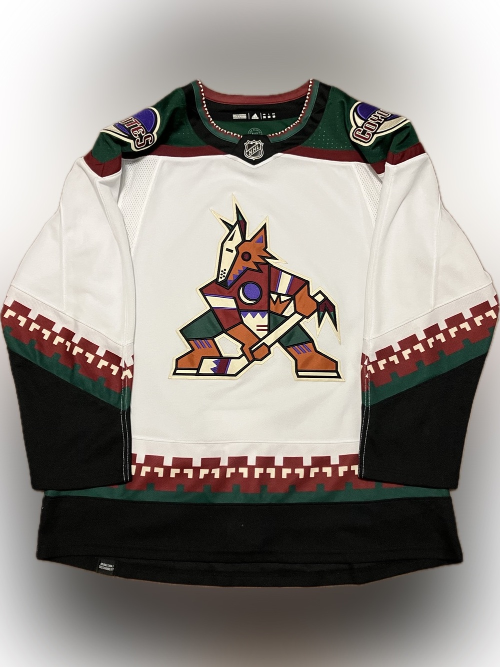 Arizona Coyotes Blank Adidas NHL Hockey Jersey Size 50
